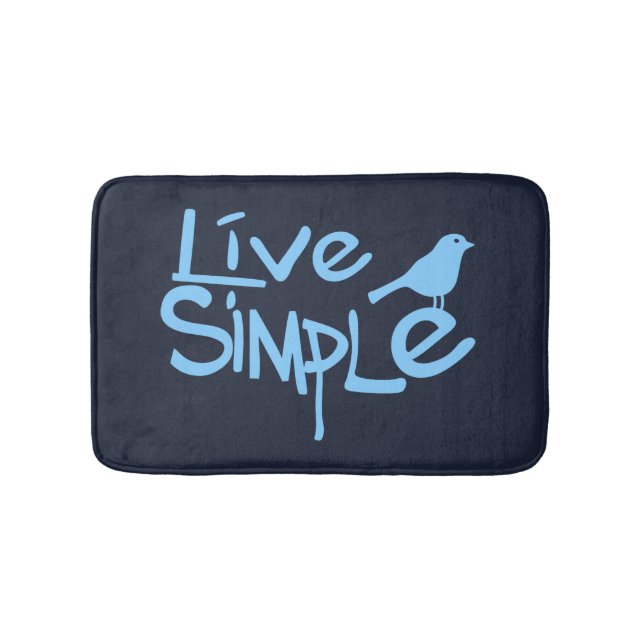 Alfombrilla De Baño Live Simple (Anverso)