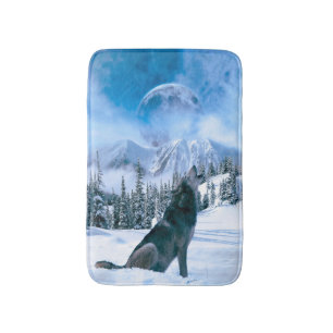 Alfombrilla De Baño Llamada de lobo