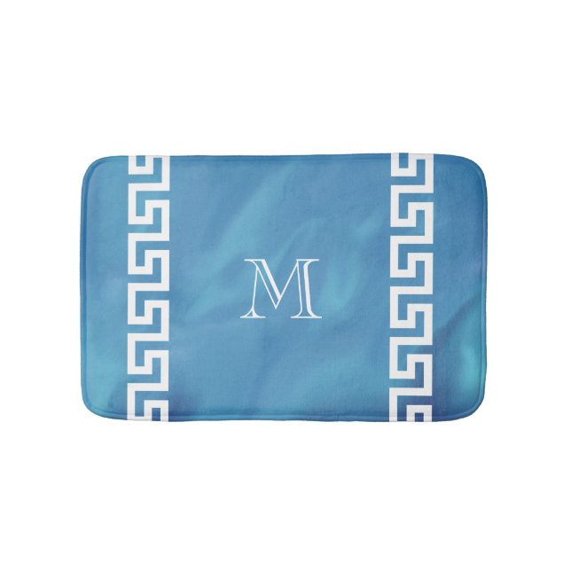 Alfombrilla De Baño Llave del Griego de la felpa (Anverso)