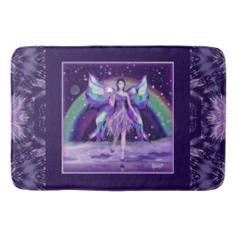 Alfombrilla De Baño Lluvia púrpura Fairy Bath Mat