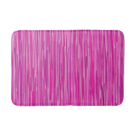Alfombrilla De Baño Lluvia rosa vertical tachada