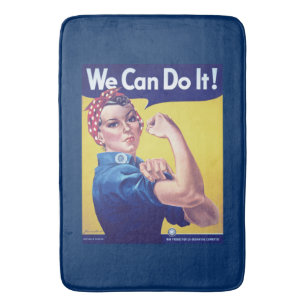 Alfombrilla De Baño Lo podemos hacer Rosie the Riveter Estados Unidos