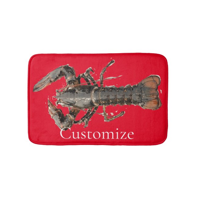 Alfombrilla De Baño Lobster de Maine fresco Thunder_Cove (Anverso)