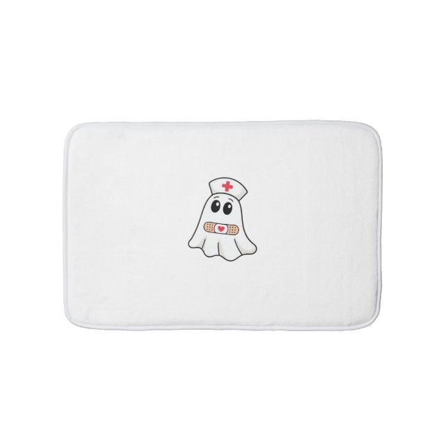 Alfombrilla De Baño Locura Fantasma Fantasma Graciosa Halloween Esenci (Anverso)