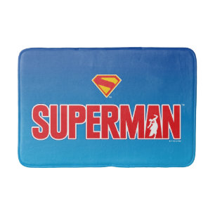 Alfombrilla De Baño Logo en negrita de Superman clásico