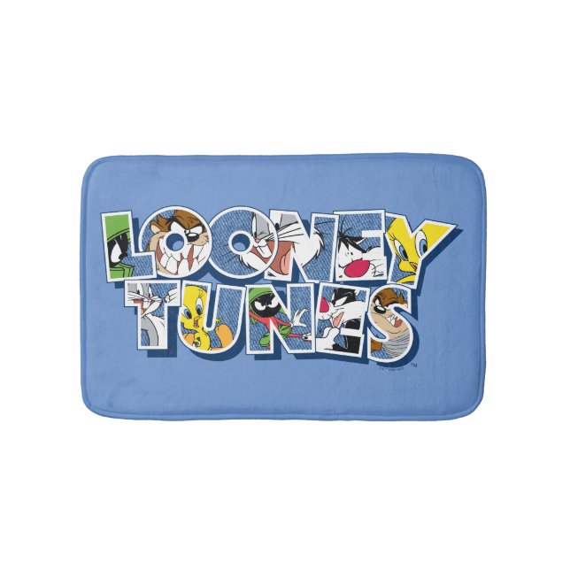 Alfombrilla De Baño LOONEY TUNES™ Characters in Lettering (Anverso)