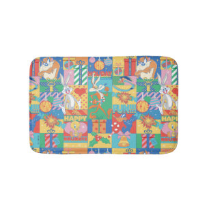 Alfombrilla De Baño LOONEY TUNES™   Patrón de Navidades de vacaciones 