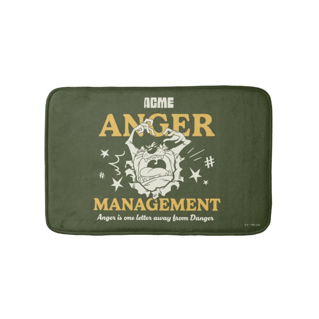 Alfombrilla De Baño LOONEY TUNES™ |TAZ™ ACME Anger Management (Anverso)