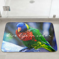 Lorikeet Bird Vive La Vida En Color Rojo Azul Verd