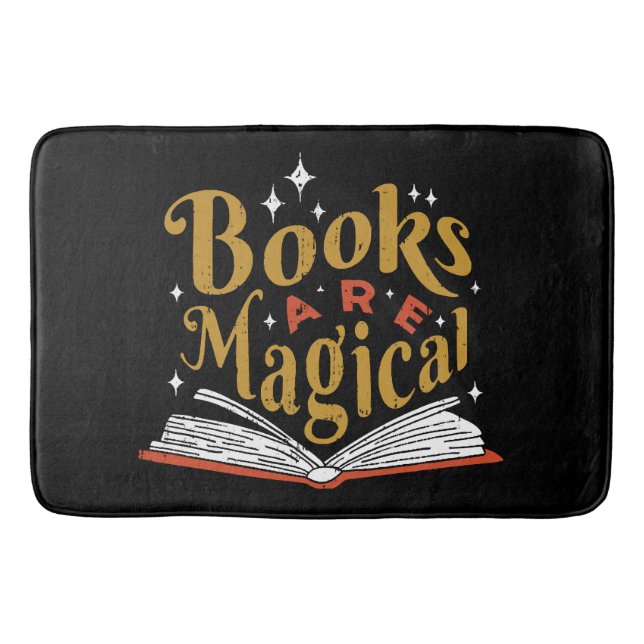 Alfombrilla De Baño Los libros antiguos son mágicos (Anverso)