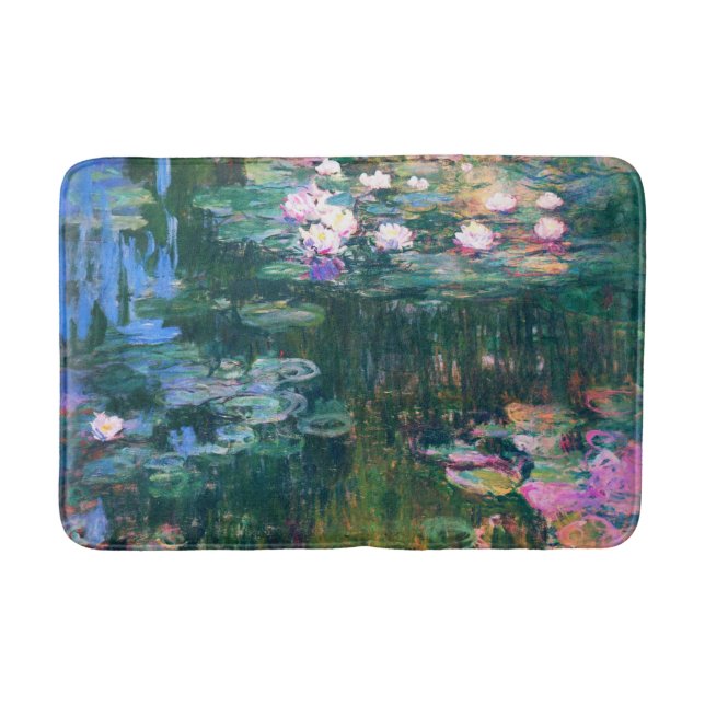 Alfombrilla De Baño Los lirios de agua del Monet (Anverso)