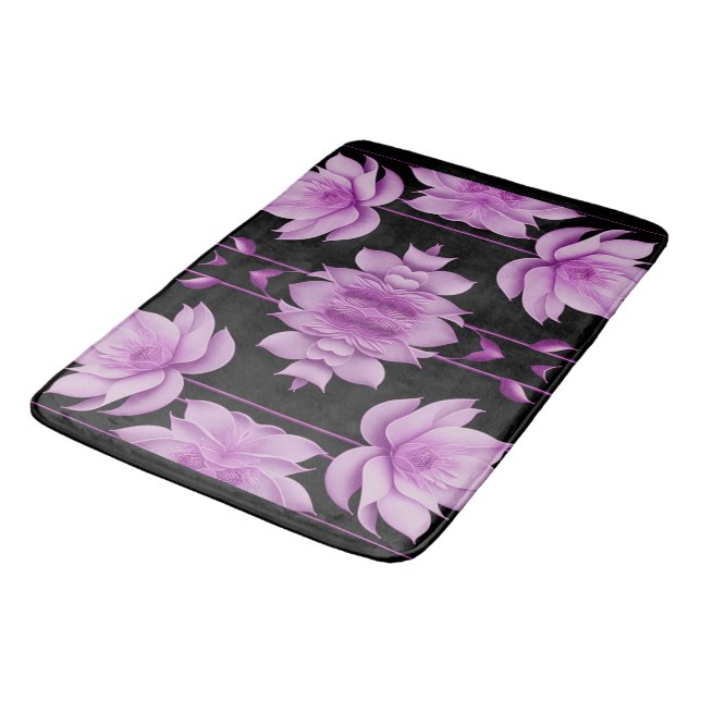 Alfombrilla De Baño Loto rojo-violeta (Angular)