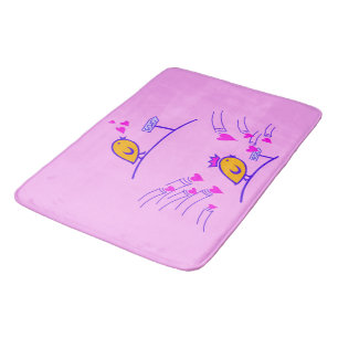 Alfombrilla De Baño LOVE ECHO - Aves cómicas Tweetlercools 3