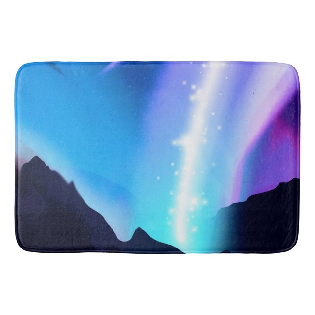 Alfombrilla De Baño Luces boreales (Anverso)