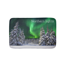 Luces boreales durante el invierno