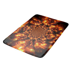 Alfombrilla De Baño Luces esparcantes de oro