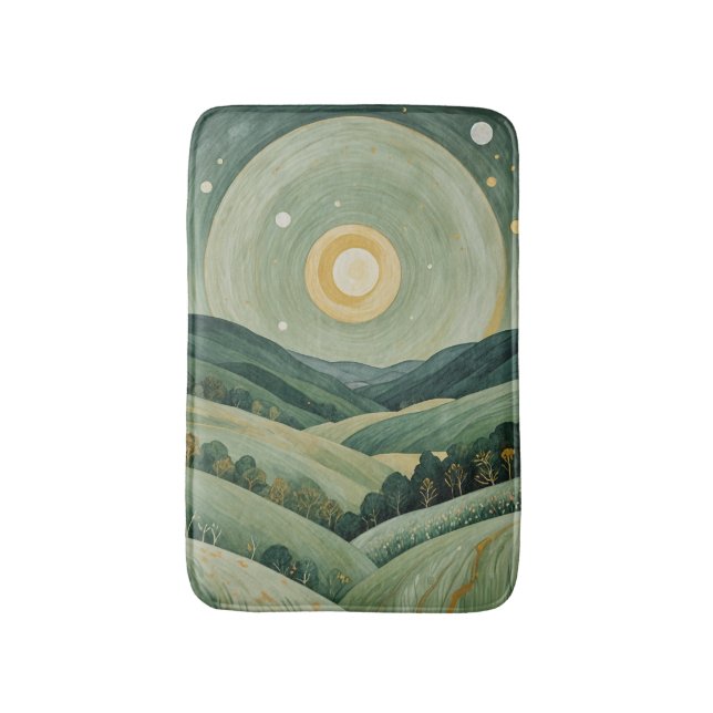 Alfombrilla De Baño Lullaby lunar (Frente vertical)