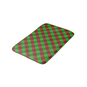 Alfombrilla De Baño Luna Roja y Verde con Brillo