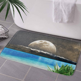 Alfombrilla De Baño Luna Y Playa