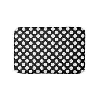 Alfombrilla De Baño Lunar blanco y negro