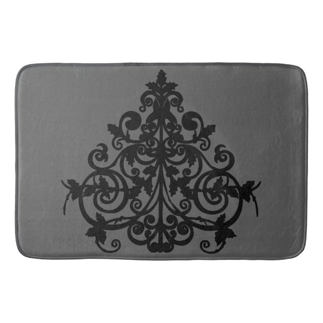 Alfombrilla De Baño Luxe Gray Bath Mat (Anverso)