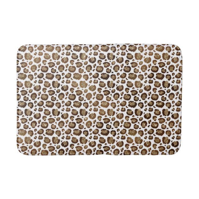 ALFOMBRILLA DE BAÑO LUXE LEOPARD SPARKLE BATH MAT (Anverso)