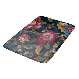 Alfombrilla De Baño Luxury Floral Vintage Royal