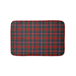 Alfombrilla De Baño MacPherson Tartán escocés rojo y azul