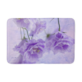 Alfombrilla De Baño Macro morada de Campanella flor