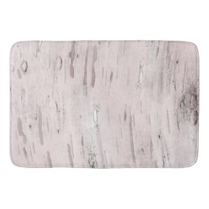 Alfombrilla De Baño Madera de árbol de abedul blanco rústico granero e