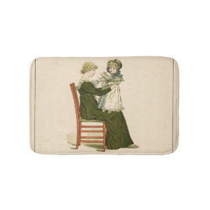 Alfombrilla De Baño Madre victoriana bebé Greenaway