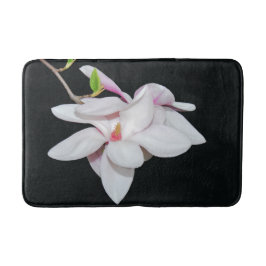Alfombrilla De Baño Magnolia blanca