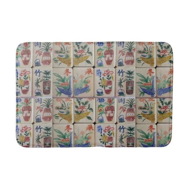 Alfombrilla De Baño Mahjong Bath Mat (Anverso)