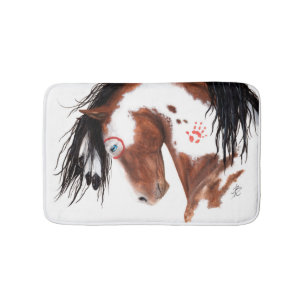 Alfombrilla De Baño Majestic Paint Pinto Horse de Bihrle