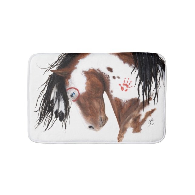 Alfombrilla De Baño Majestic Paint Pinto Horse de Bihrle (Anverso)
