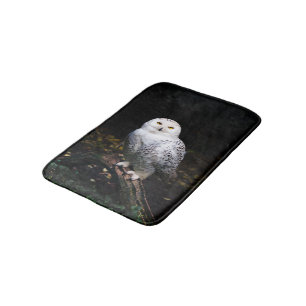 Alfombrilla De Baño Majestuoso búho de invierno