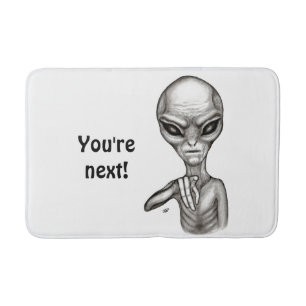 Alfombrilla De Baño ¡Mala Alien, eres la siguiente!