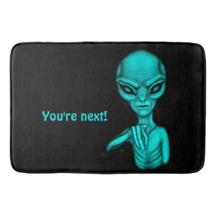 Alfombrilla De Baño ¡Mala Alien, eres la siguiente!
