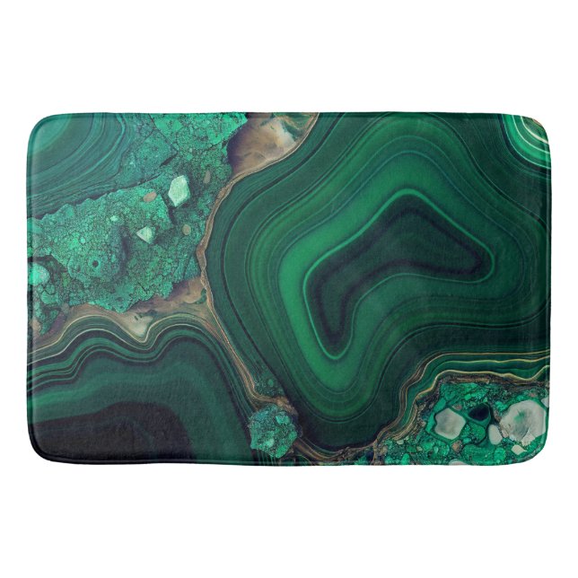 Alfombrilla De Baño Malachite Bath Mat (Anverso)