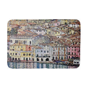 Alfombrilla De Baño Malcesine en el lago Garda, Gustav Klimt
