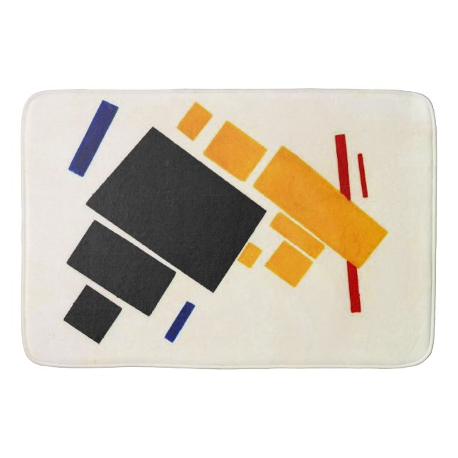 Alfombrilla De Baño Malevich - Composición Suprematismo, avión (Anverso)