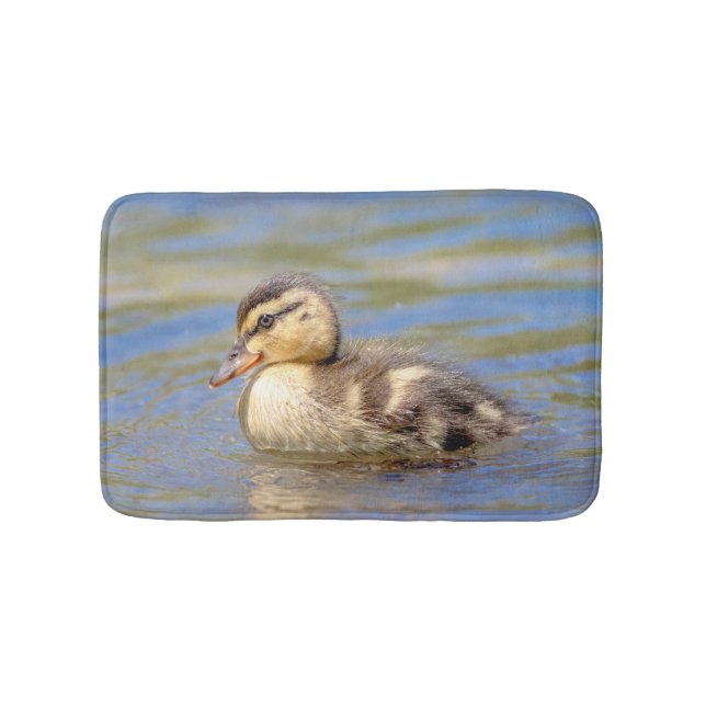 Alfombrilla De Baño Mallard Duckling (Anverso)