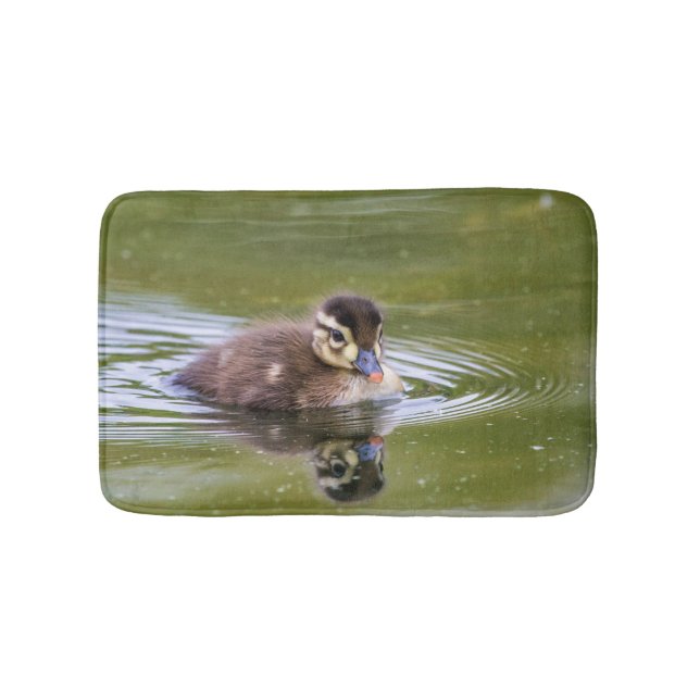 Alfombrilla De Baño Mallard Duckling (Anverso)