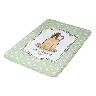 Alfombrilla De Baño Mamá de los sabuesos afganos mamá afgana (gorra) m
