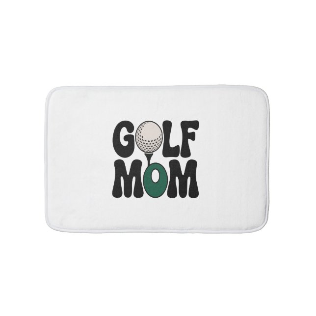 Alfombrilla De Baño Mamá del golf (Anverso)