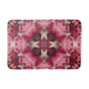 Alfombrilla De Baño Mandala cristalina de la matriz