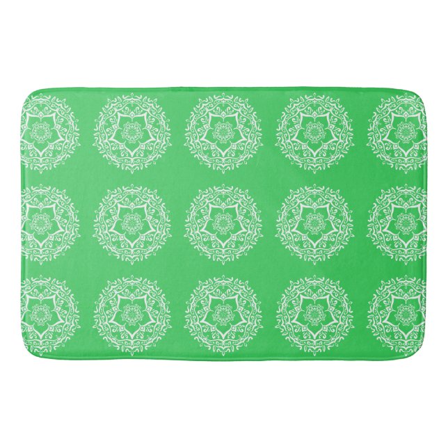 Alfombrilla De Baño Mandala de primavera (Anverso)