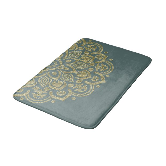 Alfombrilla De Baño Mandala dorada - Bathmat (Angular)