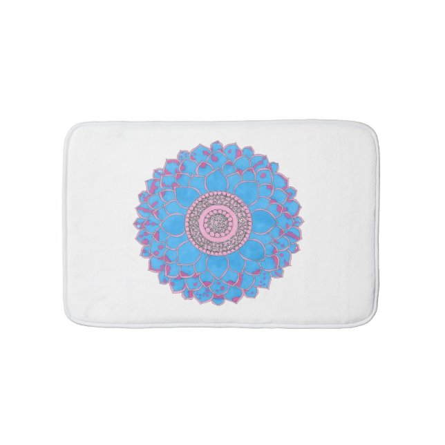 Alfombrilla De Baño Mandala Print (Anverso)