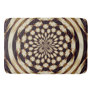 Alfombrilla De Baño Mandalala decorativa de flor de caleidoscopio de m
